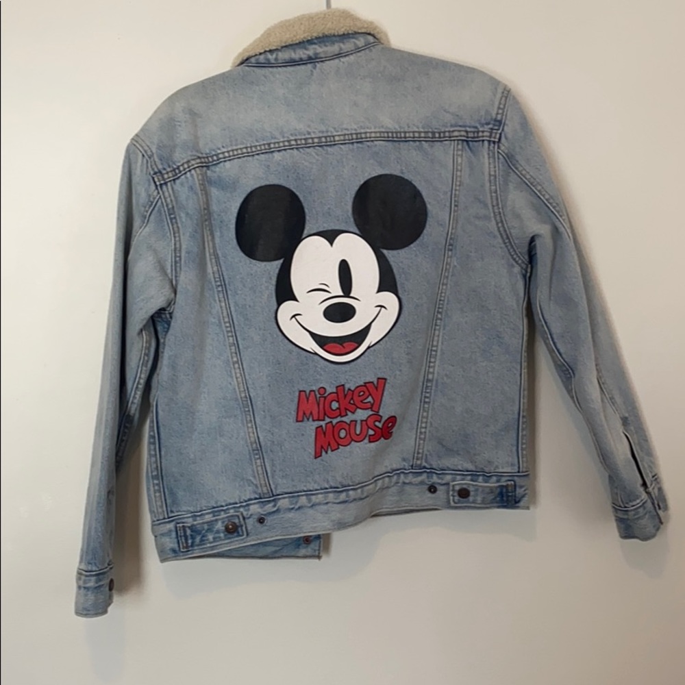 Mickey Mouse Sherpa Levi Denim Jacket